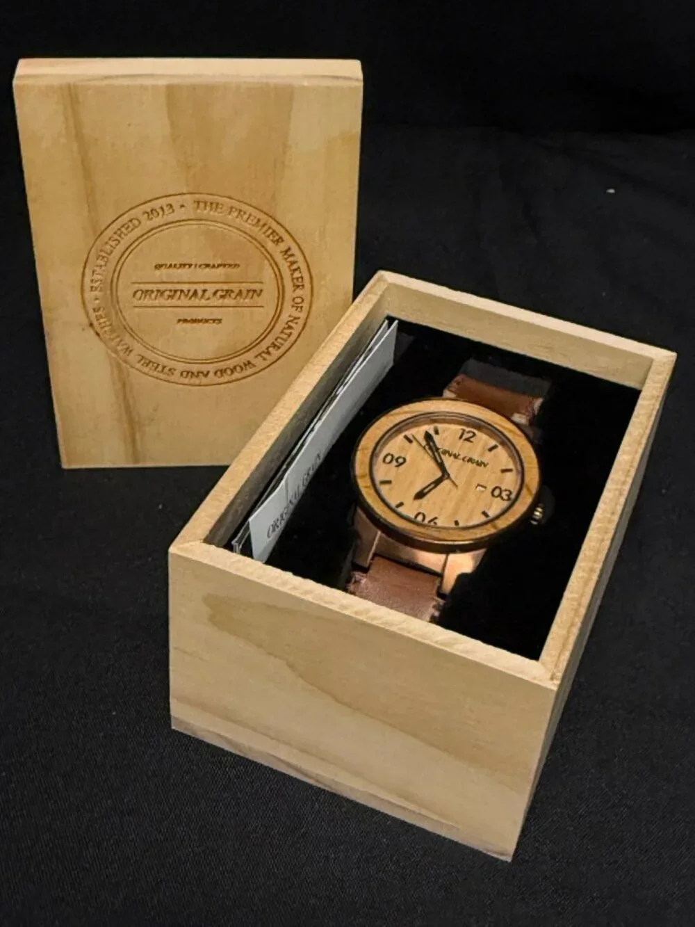 Original Grain 'Wood' Watch